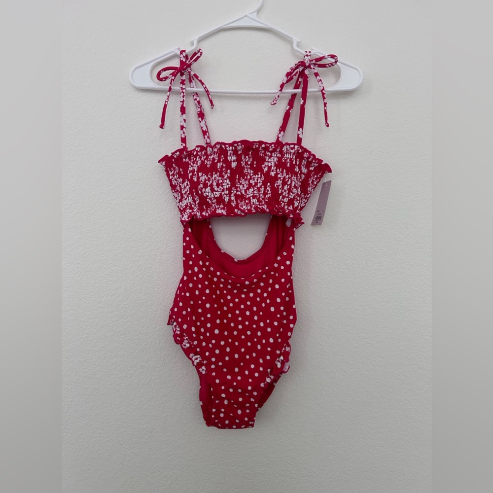 Junior Girls’ Red Polka Dot Bathing Suit NWT